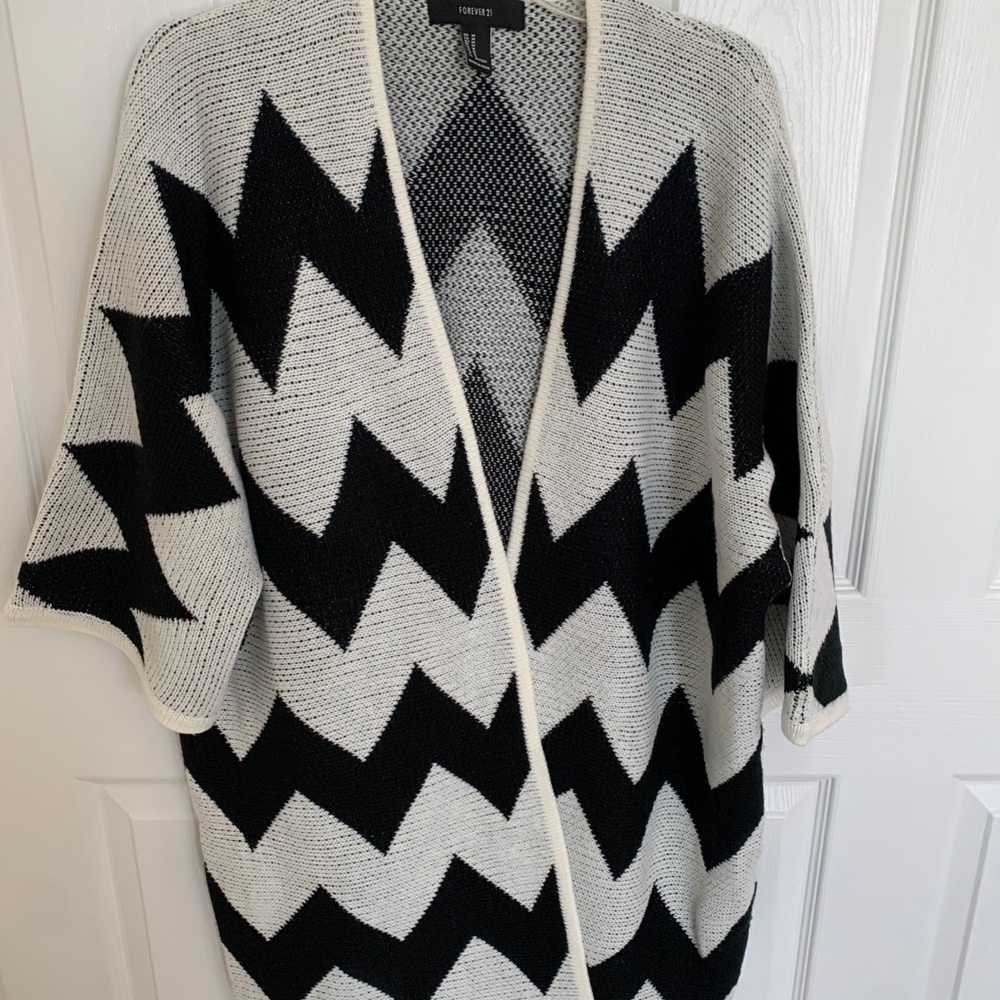 Monochrome cardigans